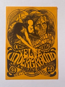 Velvet Underground Rare 1968 Retinal Circus Poster 1st Printing