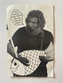Jerry Garcia Rare Grateful Dead Photo Card