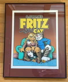 Robert Crumb Signed Fritz the Cat Serigraph 114/200