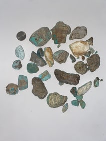 Raw Turquoise Halloran Springs Mined