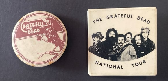 Grateful Dead Vintage Pin Back Button (2)