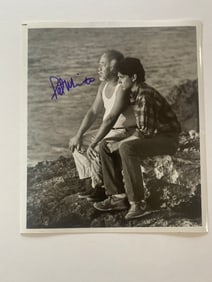 Pat Morita autographed Karate Kid Photo