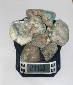 Raw Turquoise Halloran Springs Mined