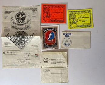 Grateful Dead Ephemera Lot