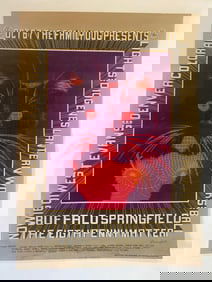 Buffalo Springfield 1967 Family Dog Concert Poster