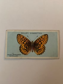 1927 Will's Cigarettes Card Butterfly Pearl Bordered Fritillary