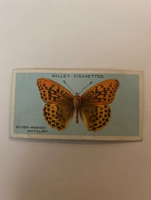 1927 Will's Cigarettes Card Butterfly Silver Washed Fritillary