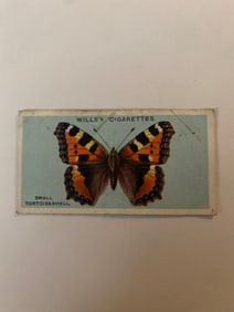 1927 Will's Cigarettes Card Butterfly Small Tortoiseshell