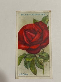 1912  Will's Cigarettes Card Roses JB Clark