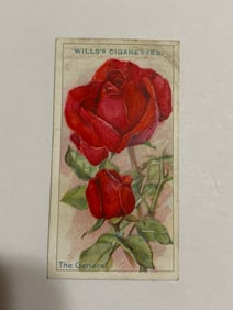 1912  Will's Cigarettes Card Roses The General