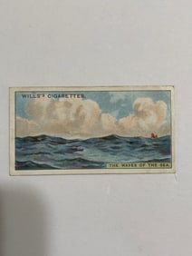 1924 Will's Cigarettes Card The Waves of The Sea