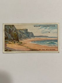 1924 Will's Cigarettes Card The SAnd of The Seashore