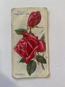 1912 Will's Cigarettes Card Roses Corallin