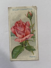 1912 Will's Cigarettes Card Roses Premie
