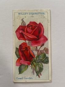 1912 Will's Cigarettes Card Roses Covent Garden