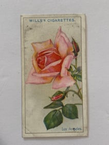 1912 Will's Cigarettes Card Roses Los Angeles