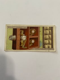 1924 Will's Cigarettes Card A Cinamatograph Camera