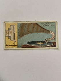 1924 Will's Cigarettes Card A Gramophone