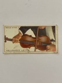 1924 Will's Cigarettes Card A Violin String