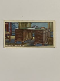 1928 Will's Cigarettes Card Wonders of The Sea Furniture Creaking