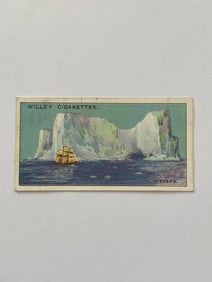 1929 Will's Cigarettes Card  Wonders of The Sea An Iceberg