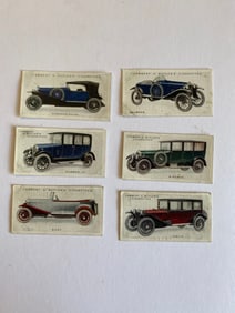 1922 Lambert and Butler Motor Cars Tobacco Cards (6)