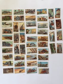 1920's Will's Cigarettes Engineering Wonders Tobacco Cards (49)
