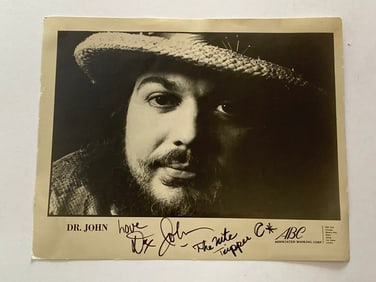 Dr. John autographed Photo