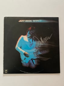 Jeff Beck autographed record album