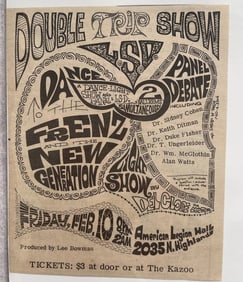 1967 LSD Trip Show Ad Poster