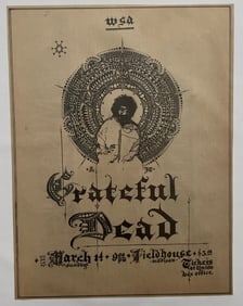 Grateful Dead 1971 Concert Ad Poster