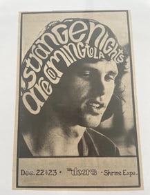 The Doors 1967 Ad Poster