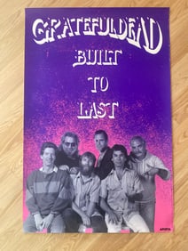Grateful Dead Built to Last Album Promo Poster 1st Printing