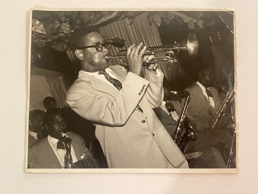 Dizzy Gillespie 1951 Original Popsie Photo