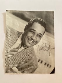 Duke Ellington Autographed Program Photo