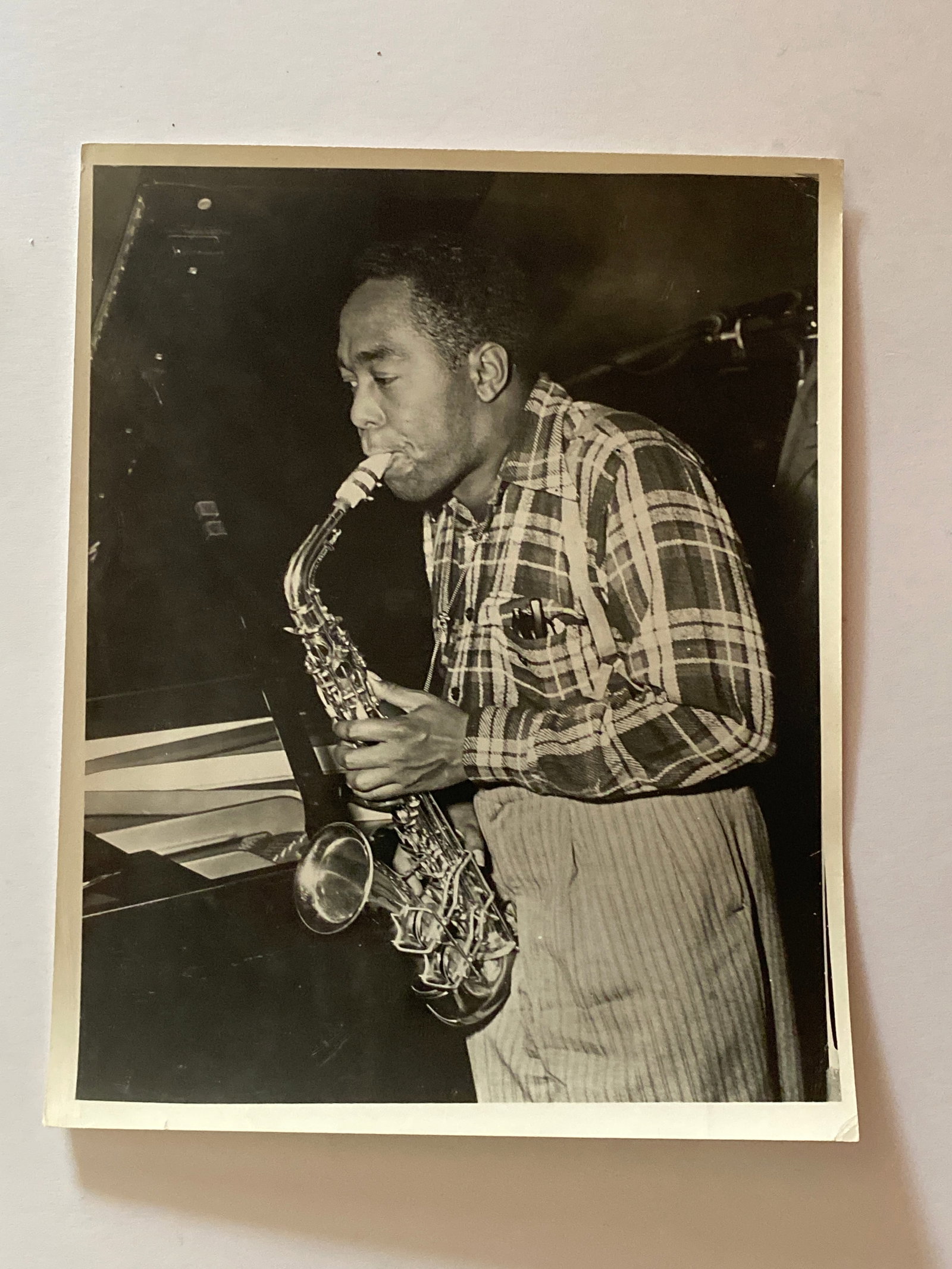 Charlie Parker 1947 Orginal Brown Brothers Photograph (1 of 2)