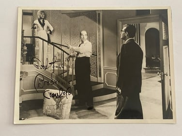 Broderick Crawford Autographed Photo