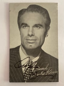 Charles Korvin Autographed Photo