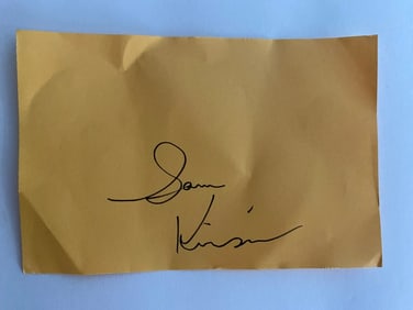 Sam Kineson Autograph