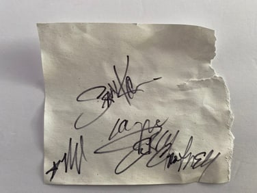 Alice in Chains Autograph