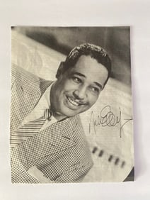 Duke Ellington Autographed Program Page