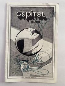 The Who Autographed Program Cover