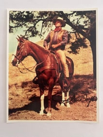 John Wayne Autographed Photo