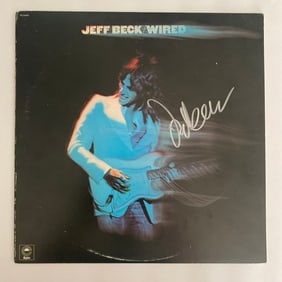 Jeff Beck Autographed Record