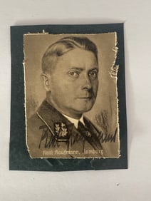 Karl Kaufman WW2 German Autograph