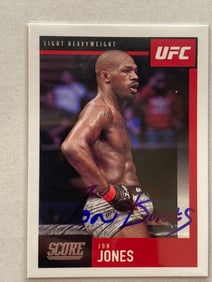 Jon Jones Autographed UFC Card