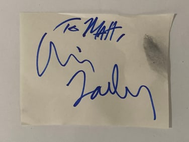 Chris Farley Autographed Note