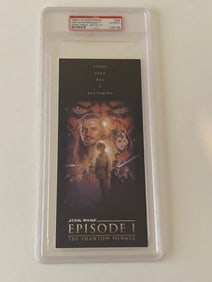 Star Wars Phantom Menace Premier Movie Ticket PSA