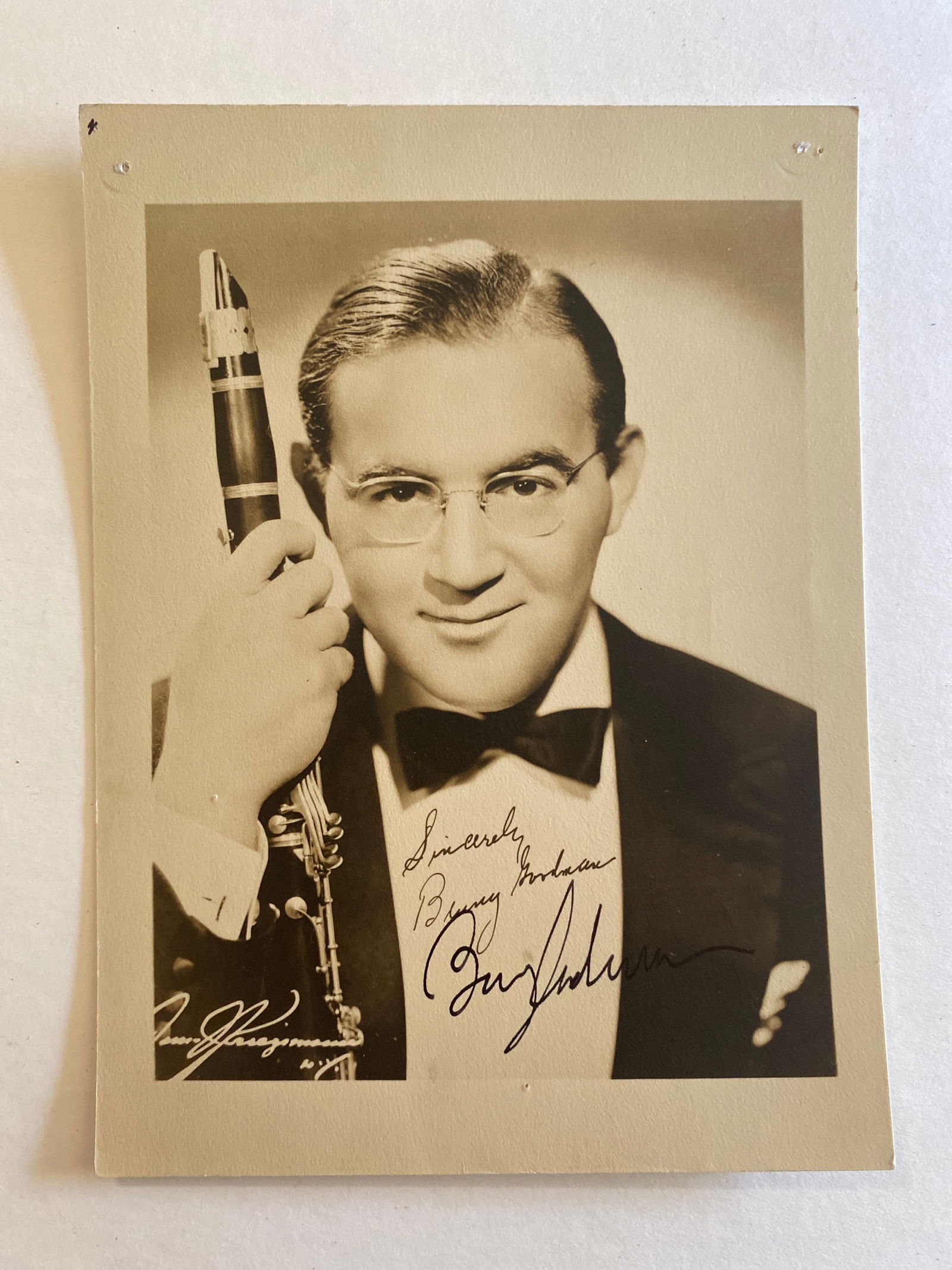 Benny Goodman Autographed Jazz Photo (1 of 1)