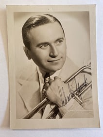 Charlie Spivak Autographed Jazz Photo